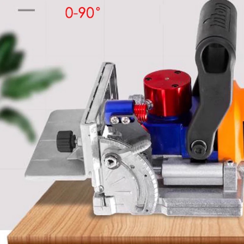 Lamello Slotting Machine Wood Working Tenoning Machine with Adjustable Angle for Home Decoration Wood Boring Tasks Tools