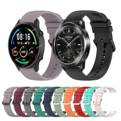 Dla Xiaomi Watch S3 bransoletka 22mm silikonowy sportowy pasek do Xiaomi Watch S1 Pro/S1 Active/S2 42mm 46mm/Color 2 Correa