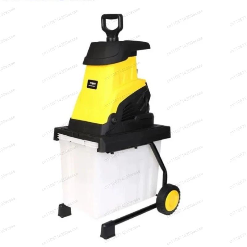 2500W Electric Wood Chipper & Leaf Shredder for Garden, 10m Power Cord & Collection Bag D80