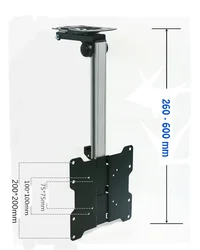 Foldable Car Ceiling 17-33 inch Screen LED LCD Monitor Holder TV Mount Hanger Wall Mount Rack Cabinet Mount TV Holder