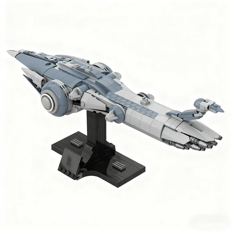 638 stücke MOC Midi Skala Malevolence Subjugator Klasse Star Schlacht Modell Bausteine Architektur Spielzeug Weihnachten Geschenke Bildung