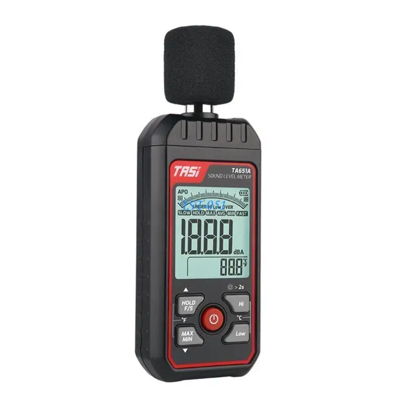

E15A Digital Display Sound Level Decibel Noise Meter Measure Pressure Monitors Tester