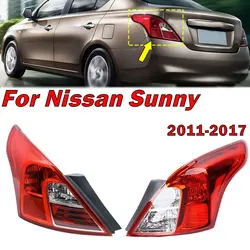 Exterior Accessories For Nissan Sunny 2011-2017 Left Right Rear Tail Light Turn Signal Lamp Car Taillights Housing Without Bulb
