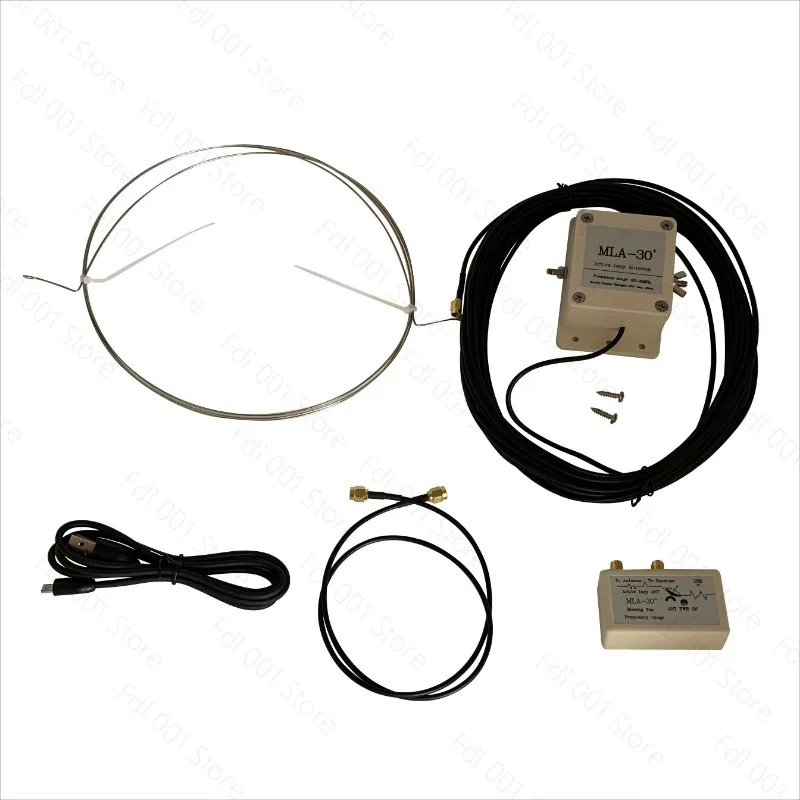 for New MLA-30+ plus 0.5-30MHz Ring Active Receive Antenna SDR Loop Low Noise Medium Short Wave Radio Short MLA30