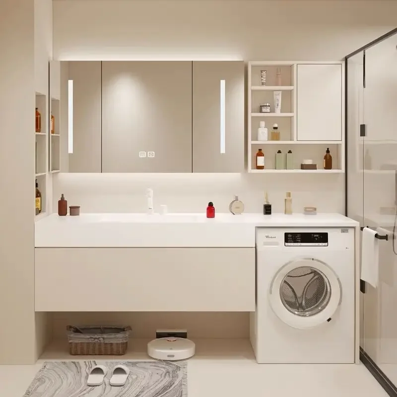 

Bathroom cabinet, vanity mirror with bathroom sink and cabinet combination