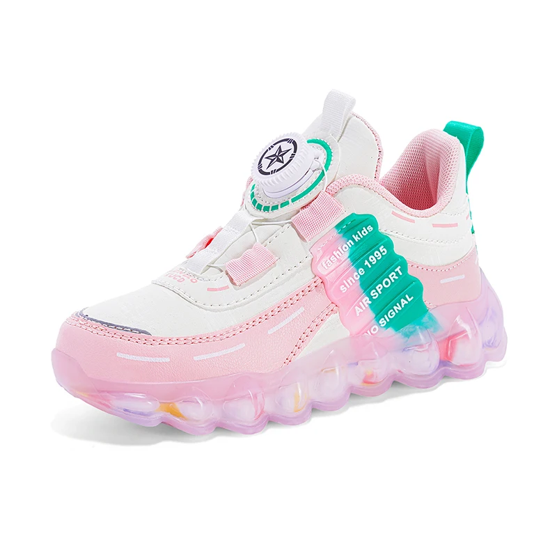 Neue rutschfeste Kinder-Turnschuhe aus Leder für Mädchen im Alter von 5 bis 16 Jahren, lässige Wanderschuhe, rutschfeste Kinder-Jungen-Sport-Lauf-Sneaker – Detail 17