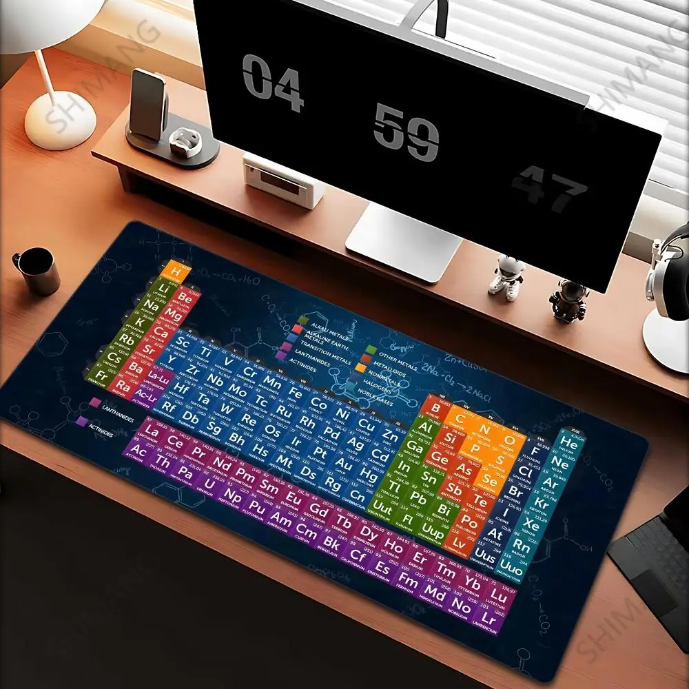 

Gaming Mausepad 900x400 Large Periodic Table of Chemical Elem Mouse Pad xxl Anti-slip Mousepad Gaming Keyboard Desk Pad Mat PC