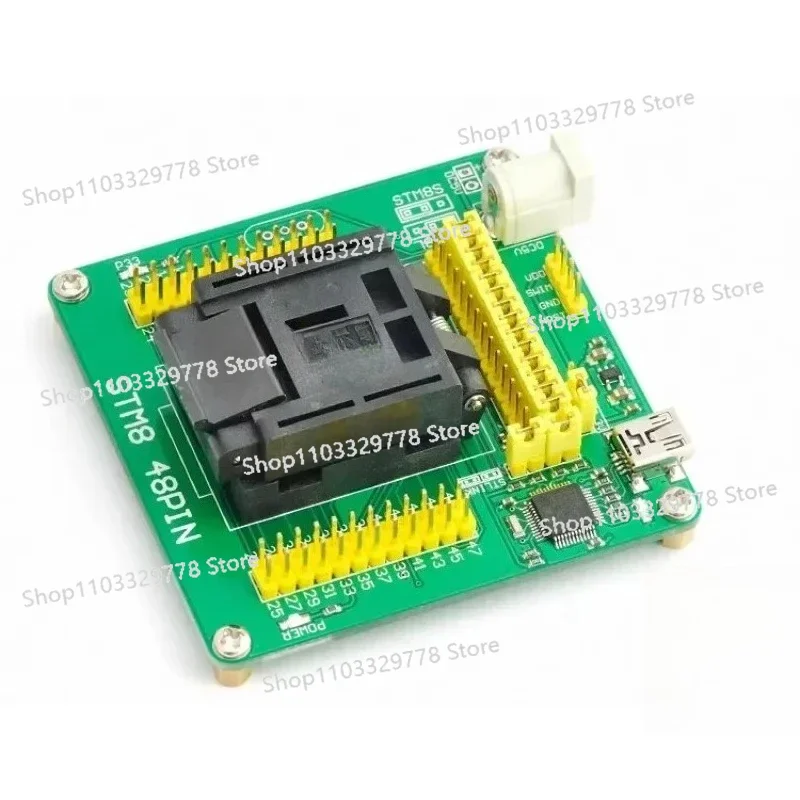 STM8S/STM8L programmer/burner LQFP48 0.5