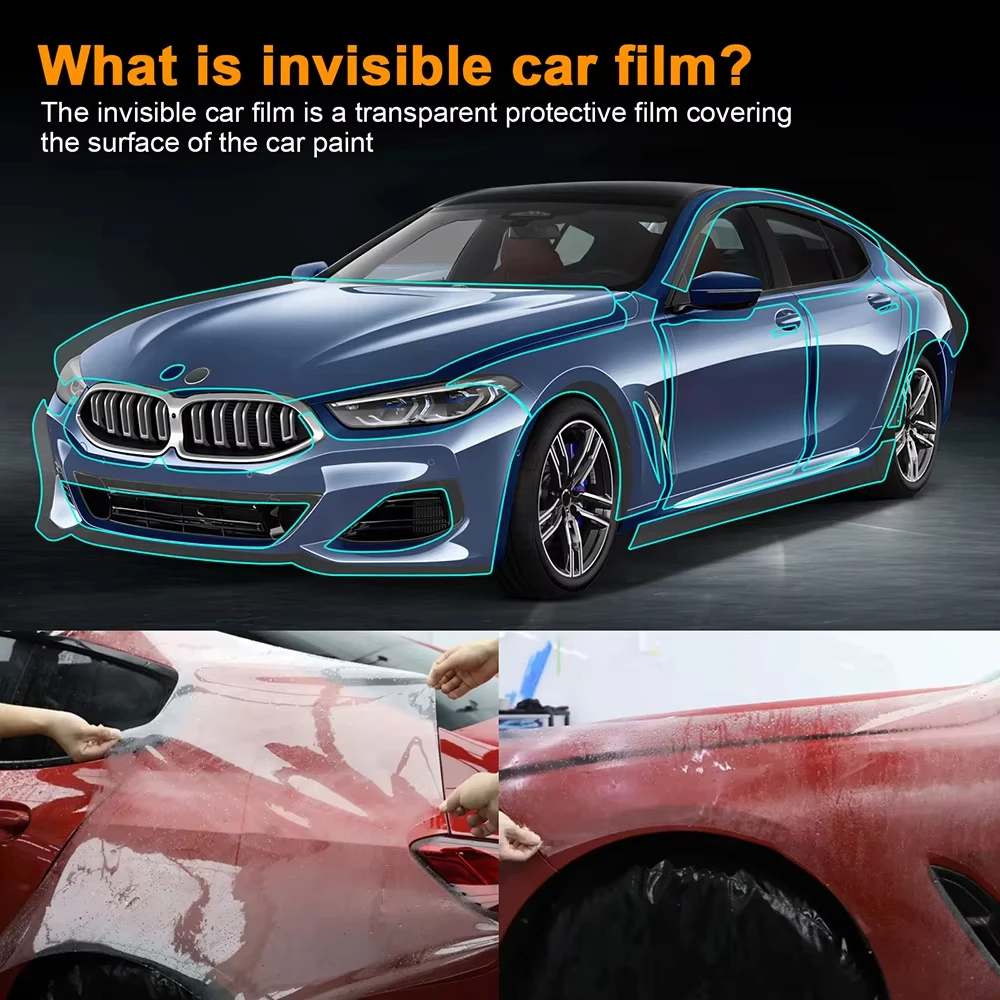 

8.5Mil TPU Bumper Paint Protection Film For BMW 8 Series M850i 2019-2024 Pre-cut PPF Clear Bra Car Body Anti-Scratch Resistant ﻿
