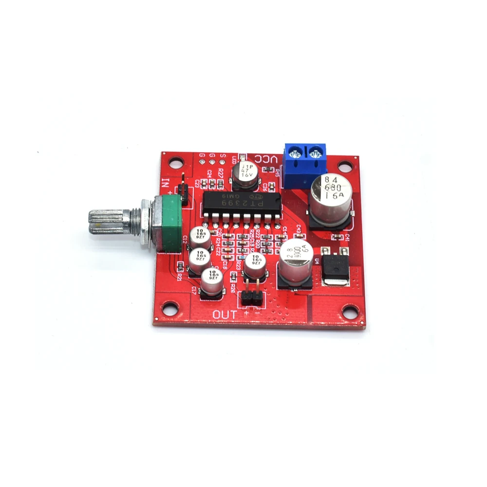 No Preamplifier Function Module PT2399 Microphone Reverb Plate Reverberation Board