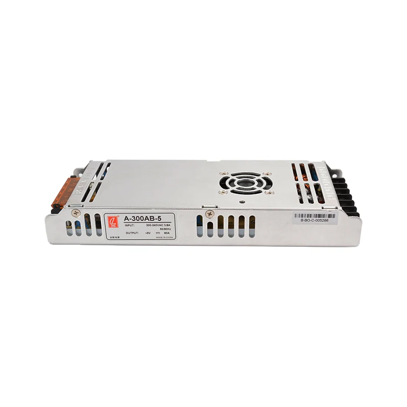 Chuanglian A-300AB-5 / AC 220V to 5V 60A 300W Power Supply Fan cooling For LED Display Screen
