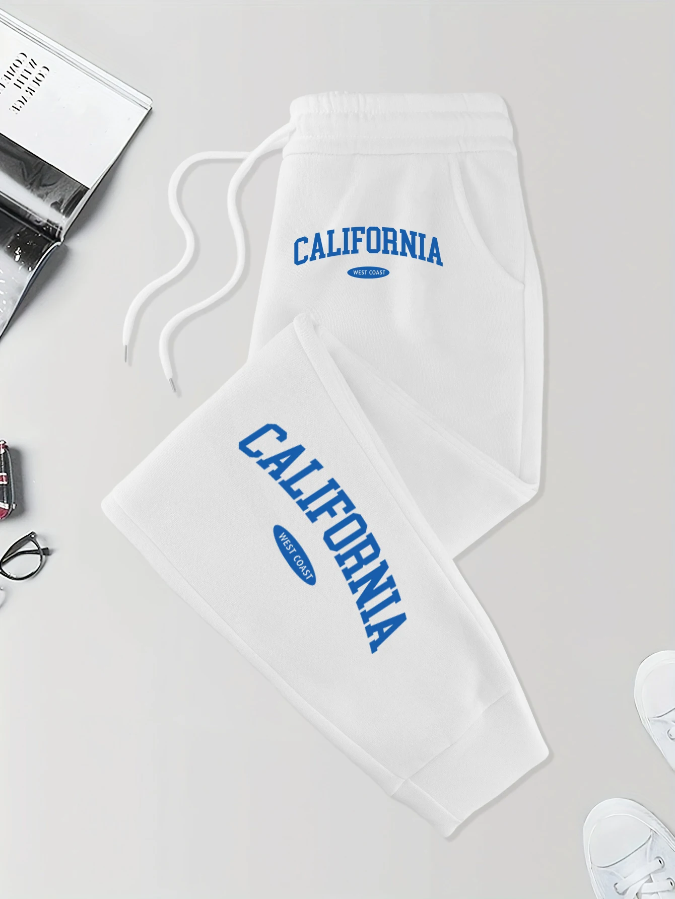 

Califonia West Coast Prints Male Pants Elastic Waist Versatile Long Pant 10 Colors Autumn Sweatpants Joggers Fashion Britches