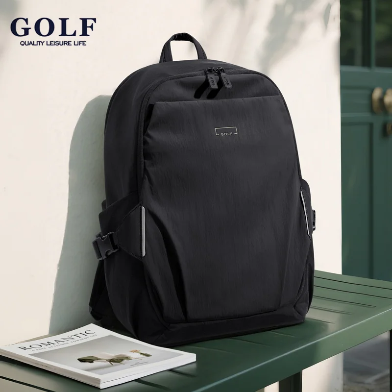 

GOLF QUALITY Unisex Fashion Travel Backpack 180° Wide Open Waterproof Multifunctional Wear-Resistant School Backpack for Student