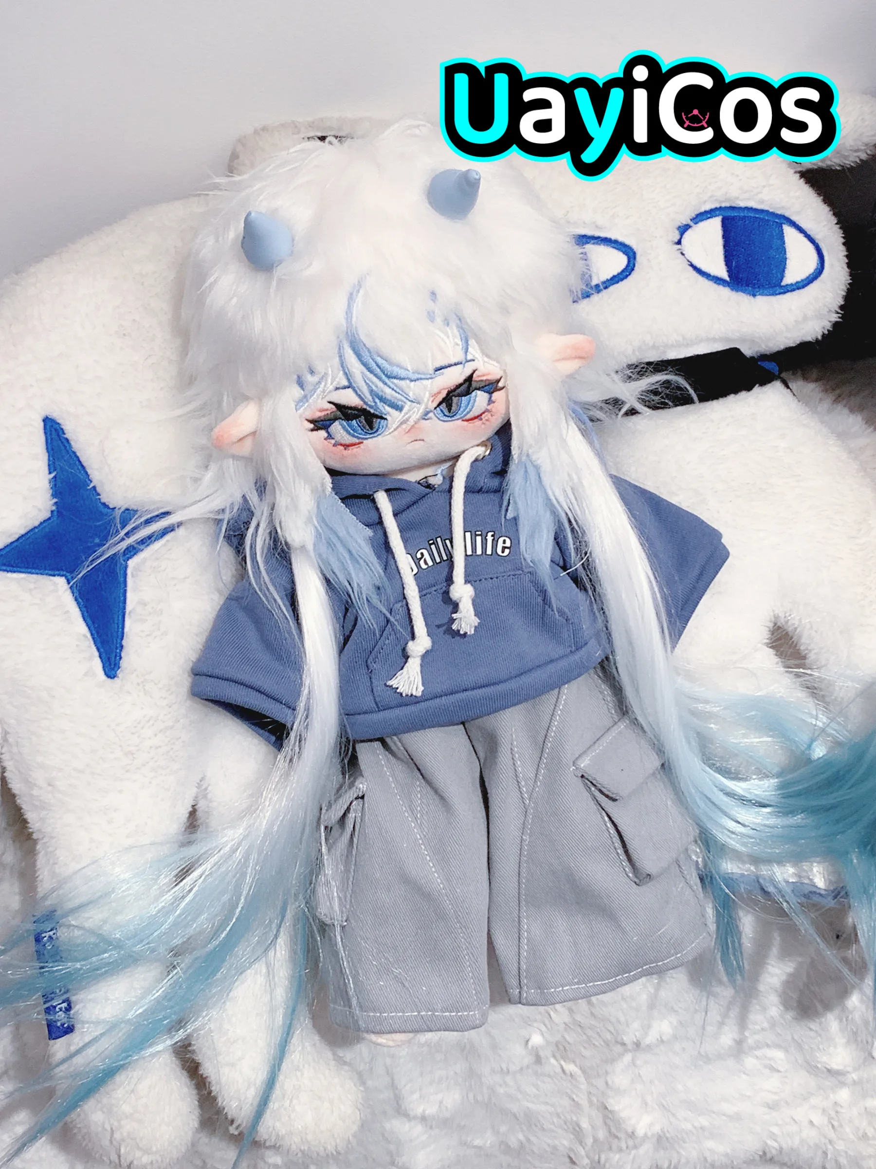 

In Stock 30cm Doll Clothes Sweater Pants Cool Guy Casual Fashion Clothing Costume Suit Doll Anime Figure Game Toy Kids Gifts Cos