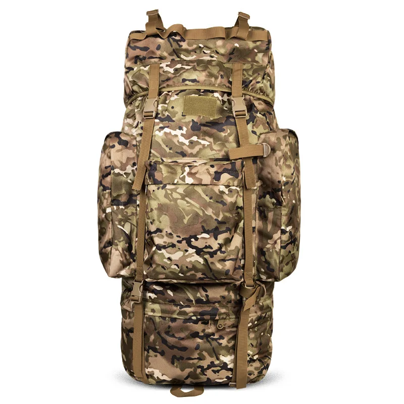 

Outdoor tactical camouflage casual backpack 115L waterproof mountaineering bag sports camping men's backpack