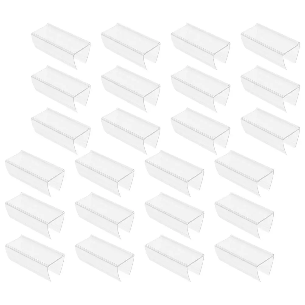 

24Pcs Price Tag Holders Stable Shelf Label Clips for Shops Malls Practical Longtime Use Price Sign Holder Label Holders
