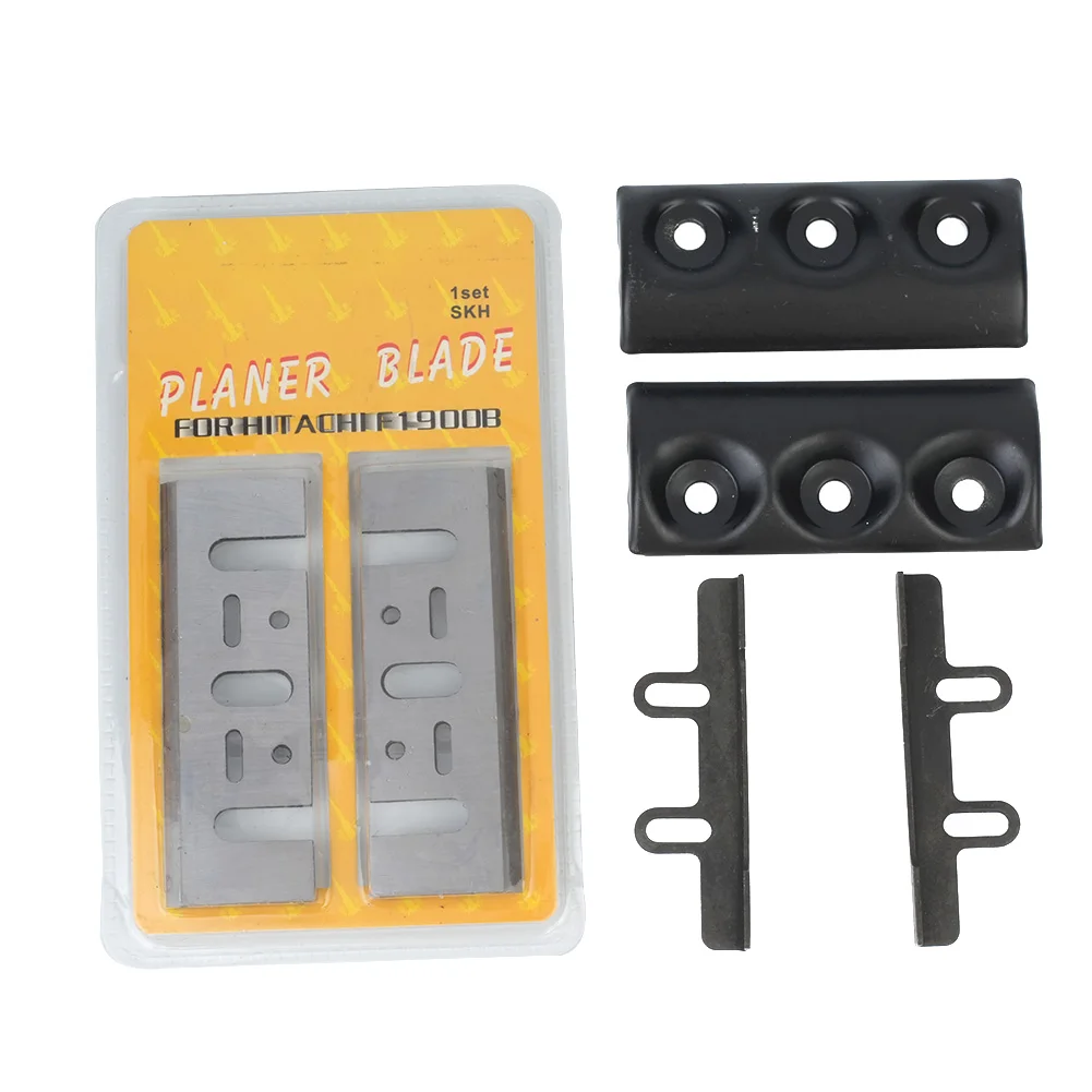 

Accessories Blades Electric Planer Blades Parts Replacement Steel Tableting 6Pcs/Set Black Fittings For 1900B Electric Planer