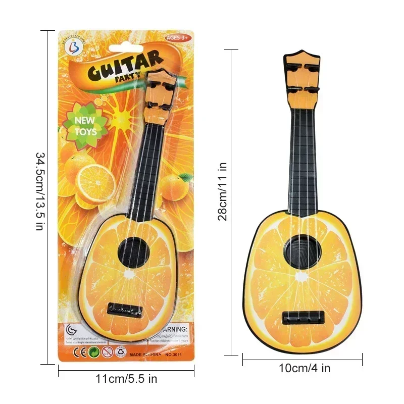 Ukelele muziekinstrument gitaar speelgoed voor jongens meisjes, mini-ukelele met 4 snaren, kinderen speelgoed gitaar leren educatief speelgoed cadeau