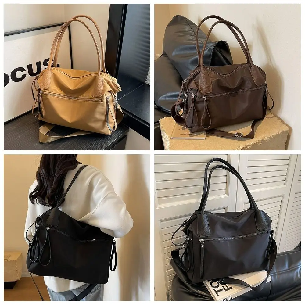 

Multifunctional Nylon Tote Bag Large Capacity Casual Commuting Shoulder Bag Waterproof Portable Fitness Training Bag