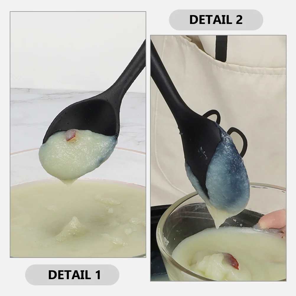 

Small Stylish Color Silicone Spoon Heat-Resistant Mixing Stirring Cooking Spoon Multifunctional Kitchen Supplies