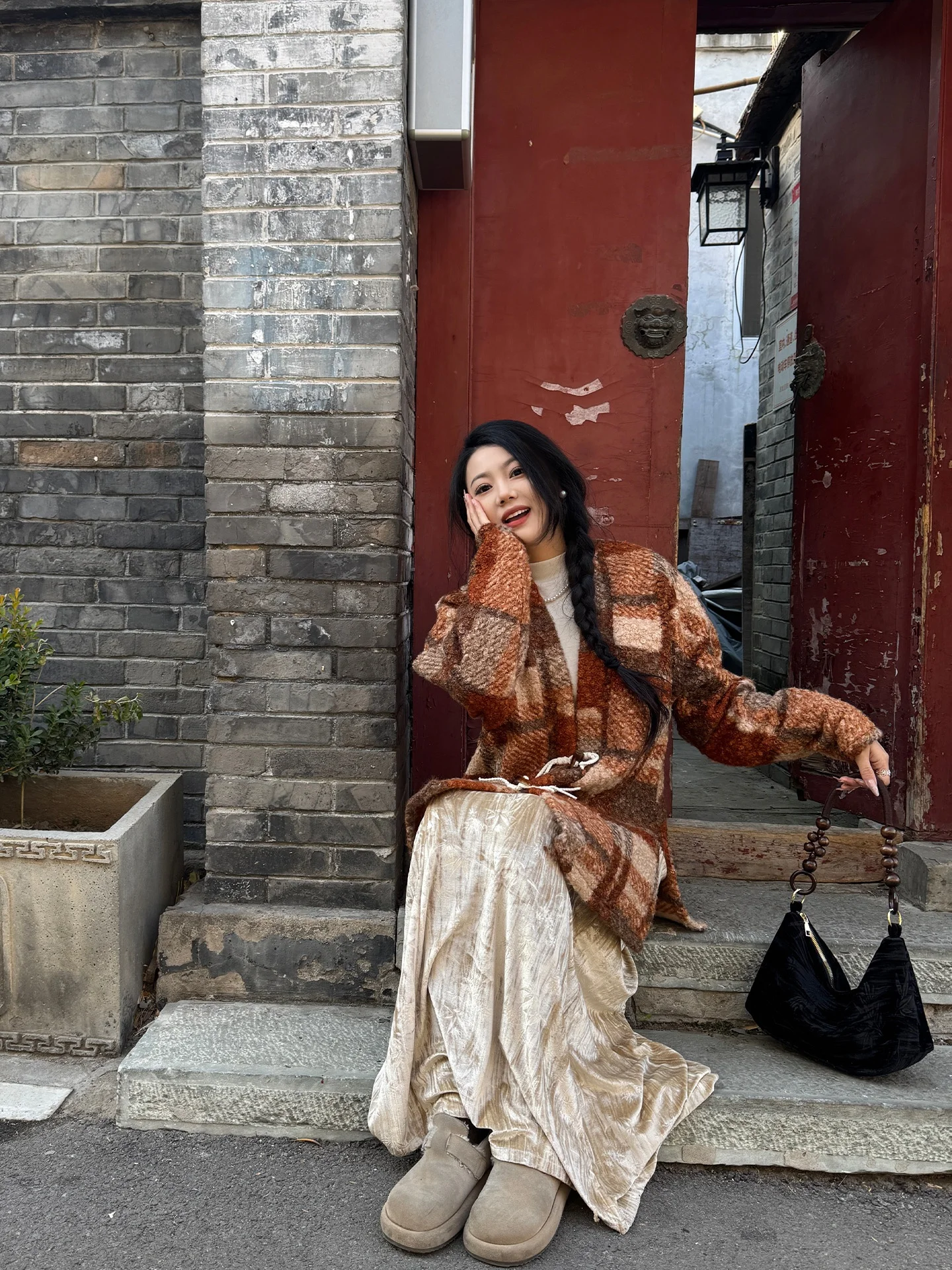 

Зимняя одежда больших размеров Dr Tang Ji Orange Cotton Candy Hanfu для полных женщин: повседневная одежда для работы и поездок на работу