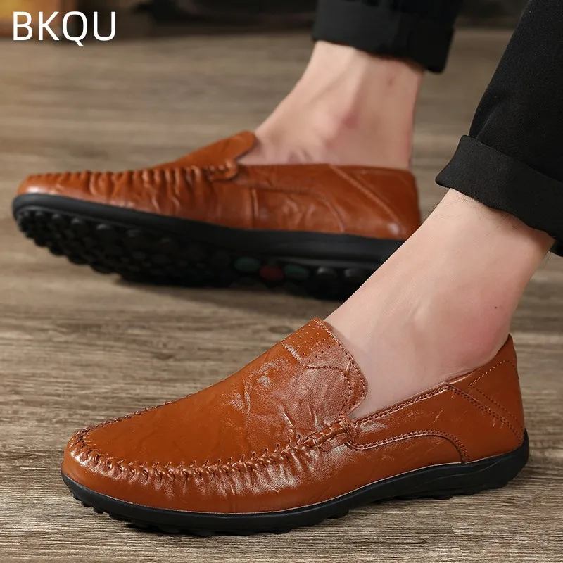 Men's Hollow Leather Shoes Casual Business Shoes Breathable Fashion Comfortable Trend Versatile Breathable Fashion Wearable