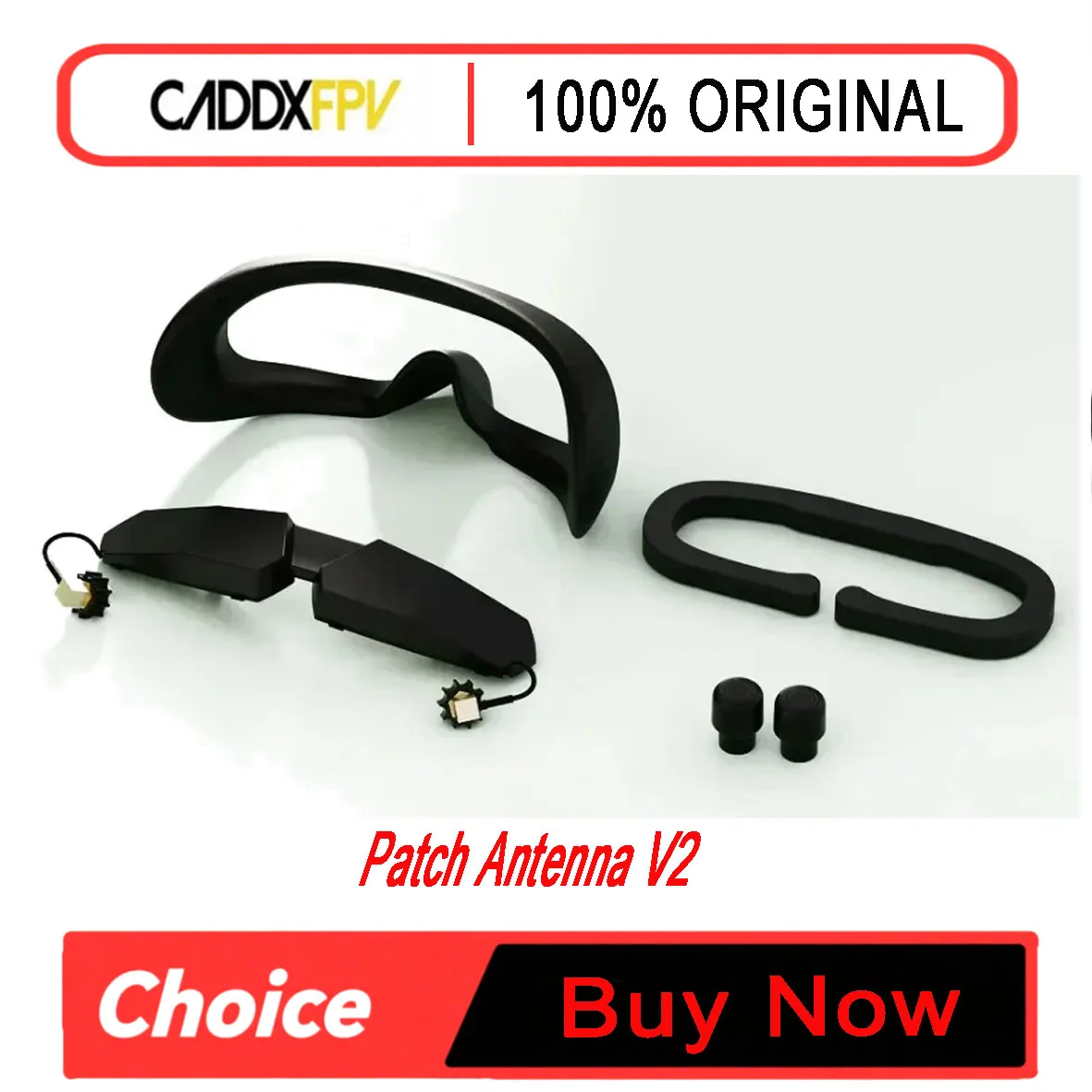 Caddx Walksnail Avatar HD Goggles X Replacement Patch Antenna V2 / Wide PU Foam Small Waterproof Foam For DJI FPV Racing Drone