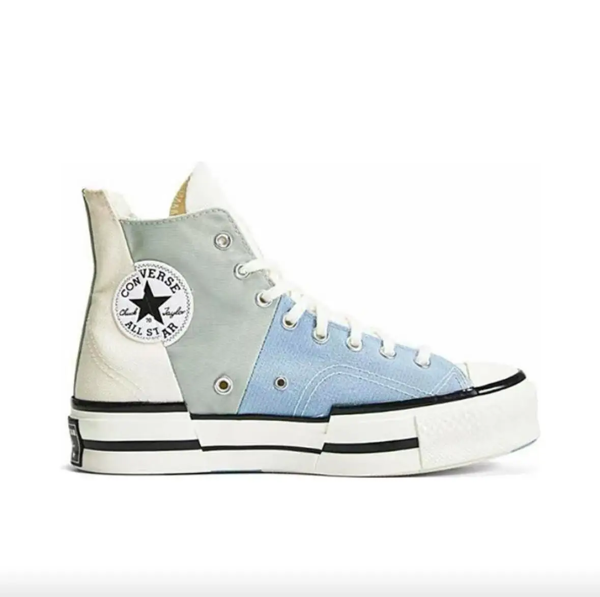 Converse Chuck 70 Plus Chuck Taylor Men and Women High Casual Shoes Breathable Sports Skateboard Sneakers Canvas Shoes Blue