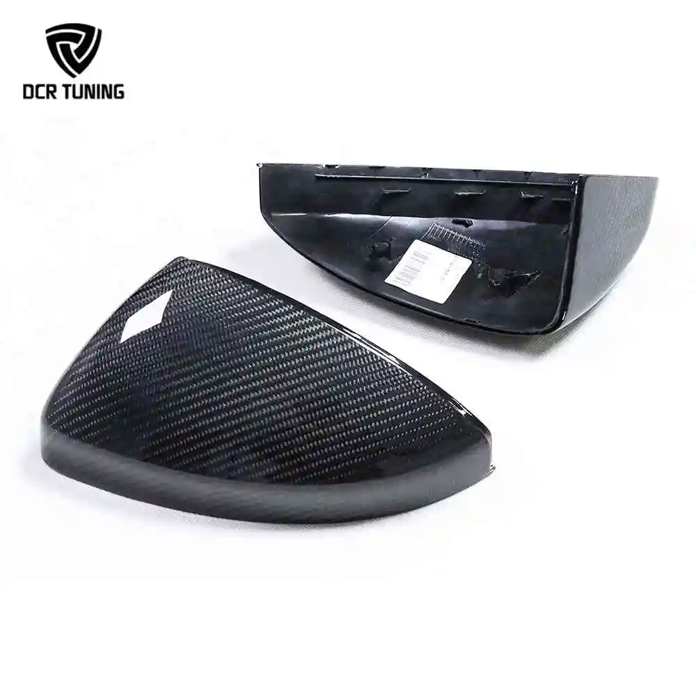 R8 Carbon Fiber Mirror Cover Replacement for Audi R8 TT TTS TTRS 2016-2023 Support Mixed Batch with Other Items