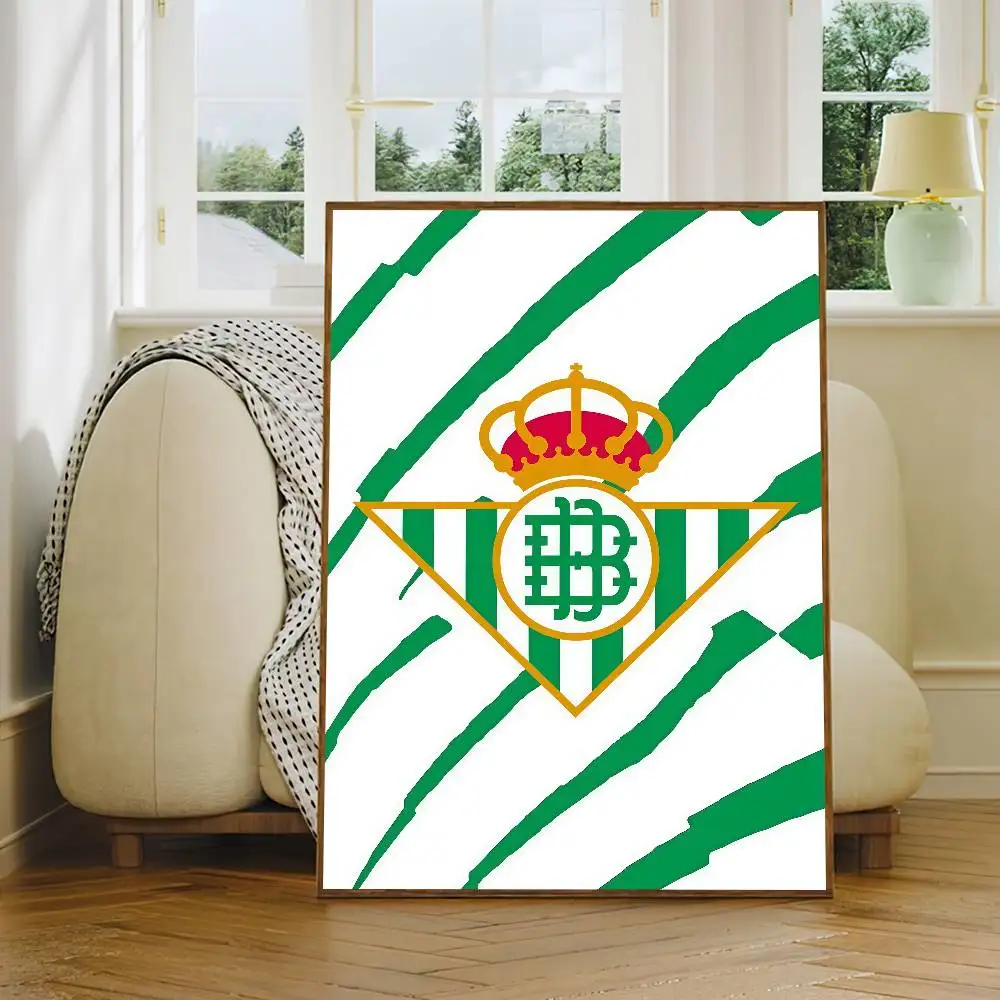 Football R-Real B-Betis Poster HD home decor home living room bar aesthetic decor sticky wall waterproof