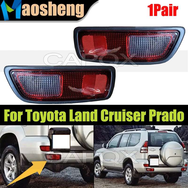 

Rear Bumper Fog Lamp Reflector Light For Toyota Land Cruiser Prado KDJ120 KDJ125 GRJ120 2002-2009 Rear Brake Fog Lamp Light