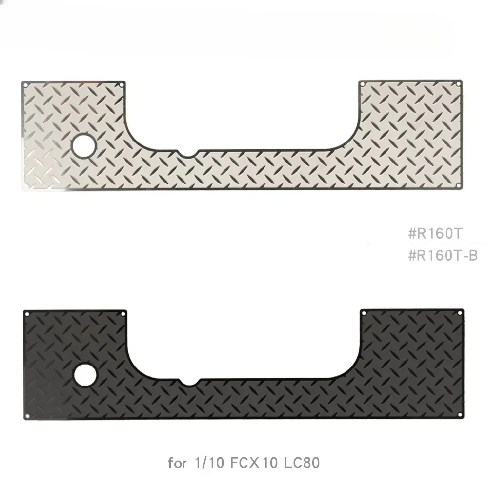 1/10 Protective Sheet Antiskid Chequered plate Decorative Film for FCX10 LC80 Tailgate Upgrade Option Parts #R160T