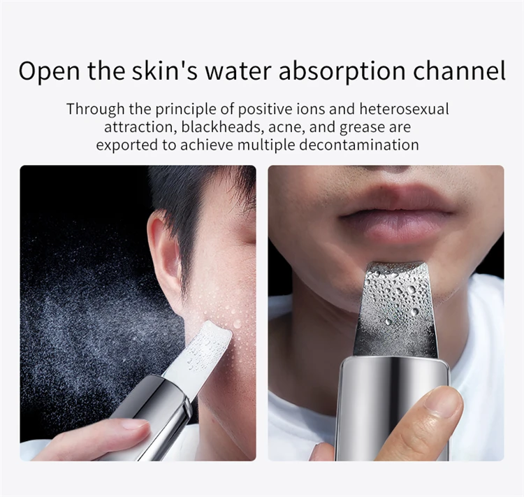 STLF Electric Rechargeable Care Tool Scrubber Face Pore Scrubber Supper Strong Acne Removal Pore Scrubber