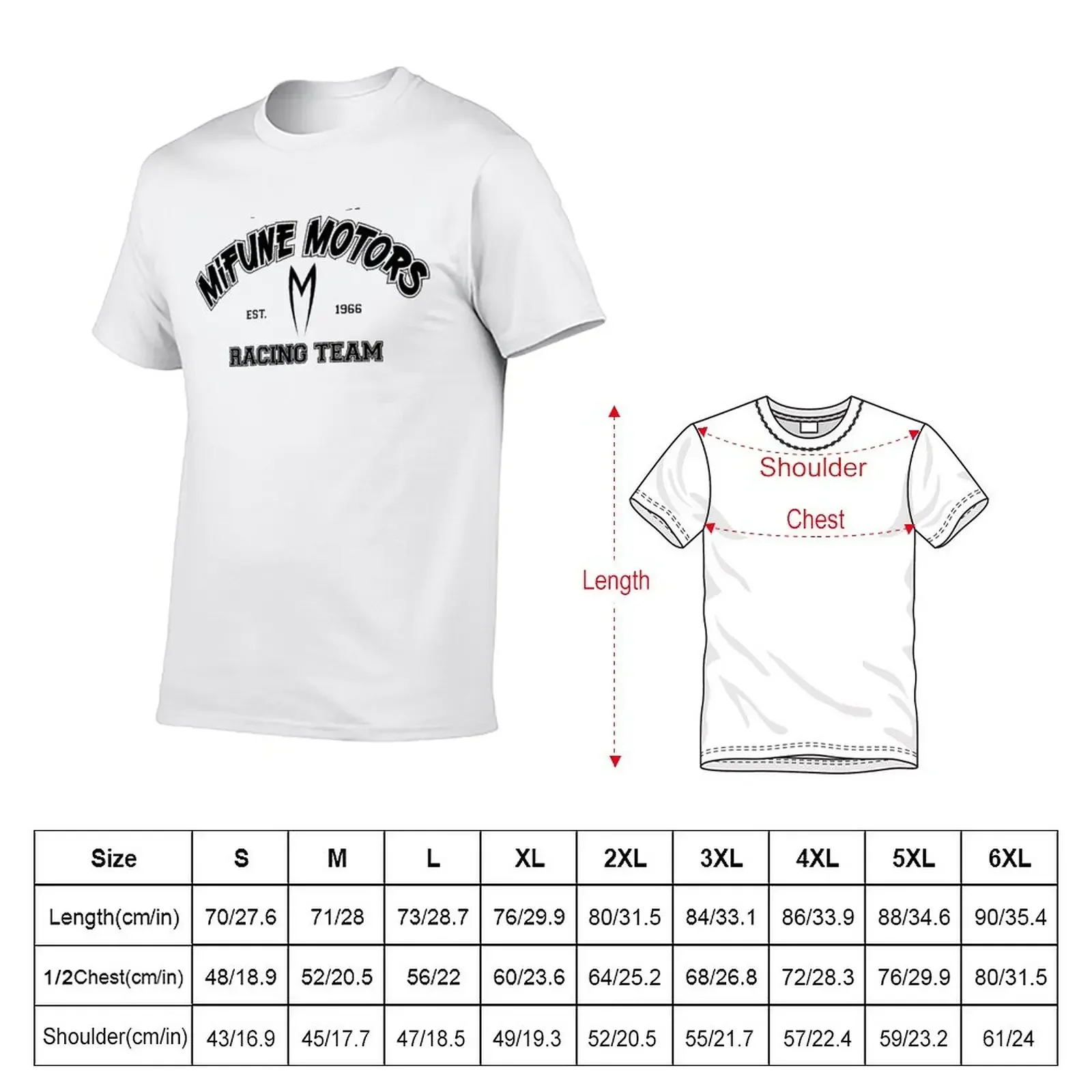 Property of Mifune Motors Racing Team T-Shirt cute tops customs anime clothes t shirt men