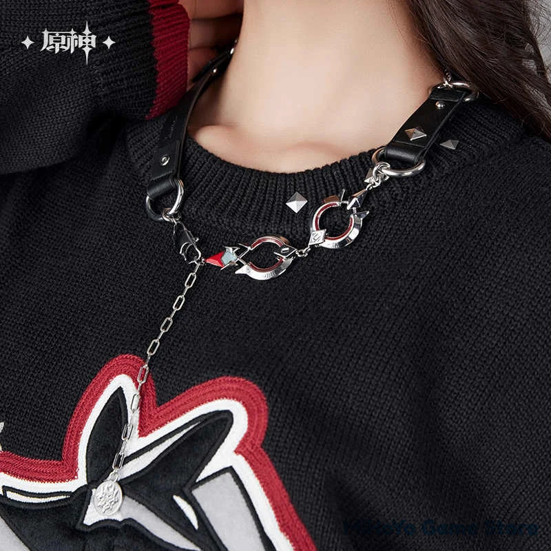 

[Genuine] Wriothesley Necklace MiHoYo Original Merch Genshin Impact Wriothesley Theme Impression Serie Necklace Cosplay Gifts