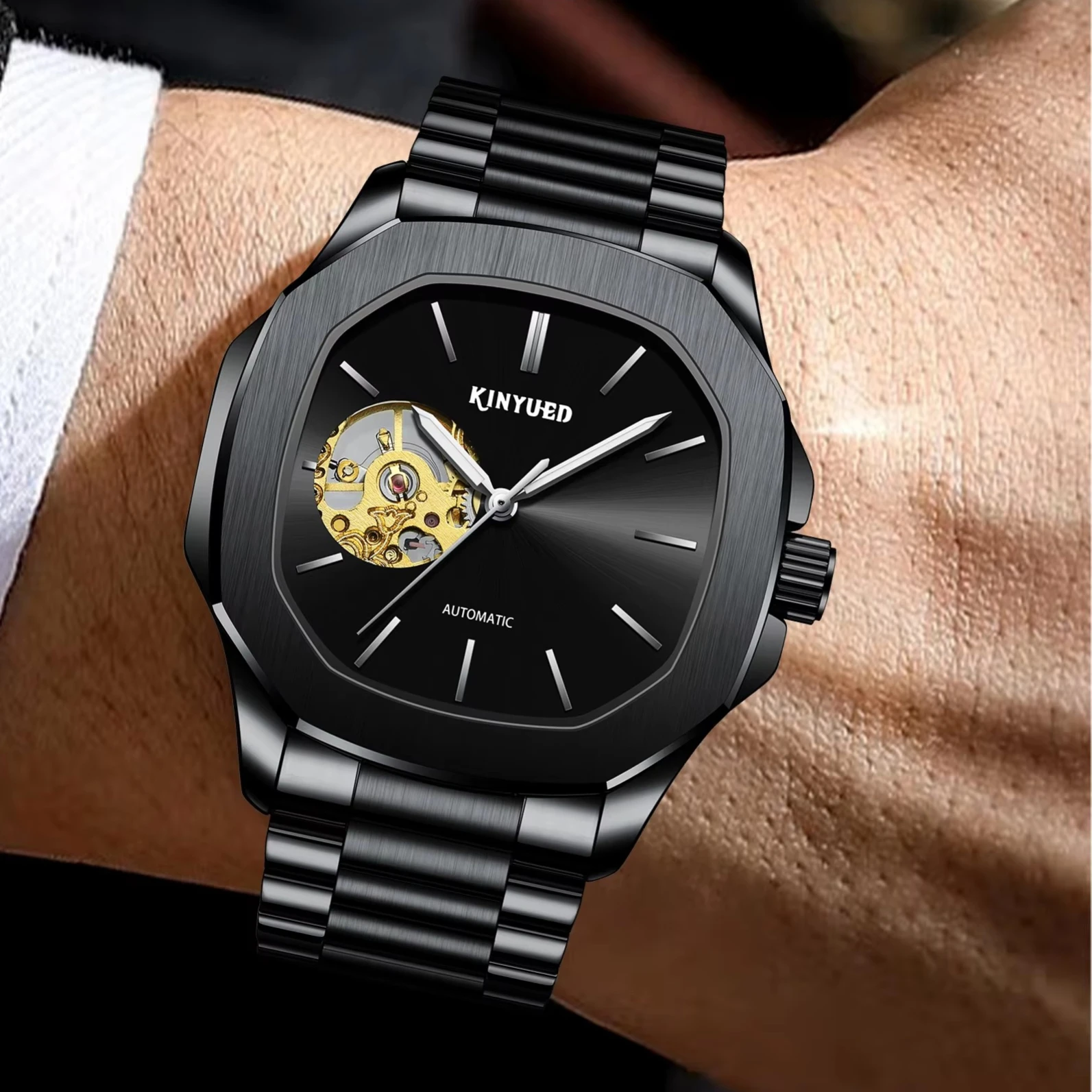 Rare Mens Automatic Man Watches Luxury Men Mechanical High-End Watch Dress Waterproof Wristwatch Original Uhr Wrist Timepiece