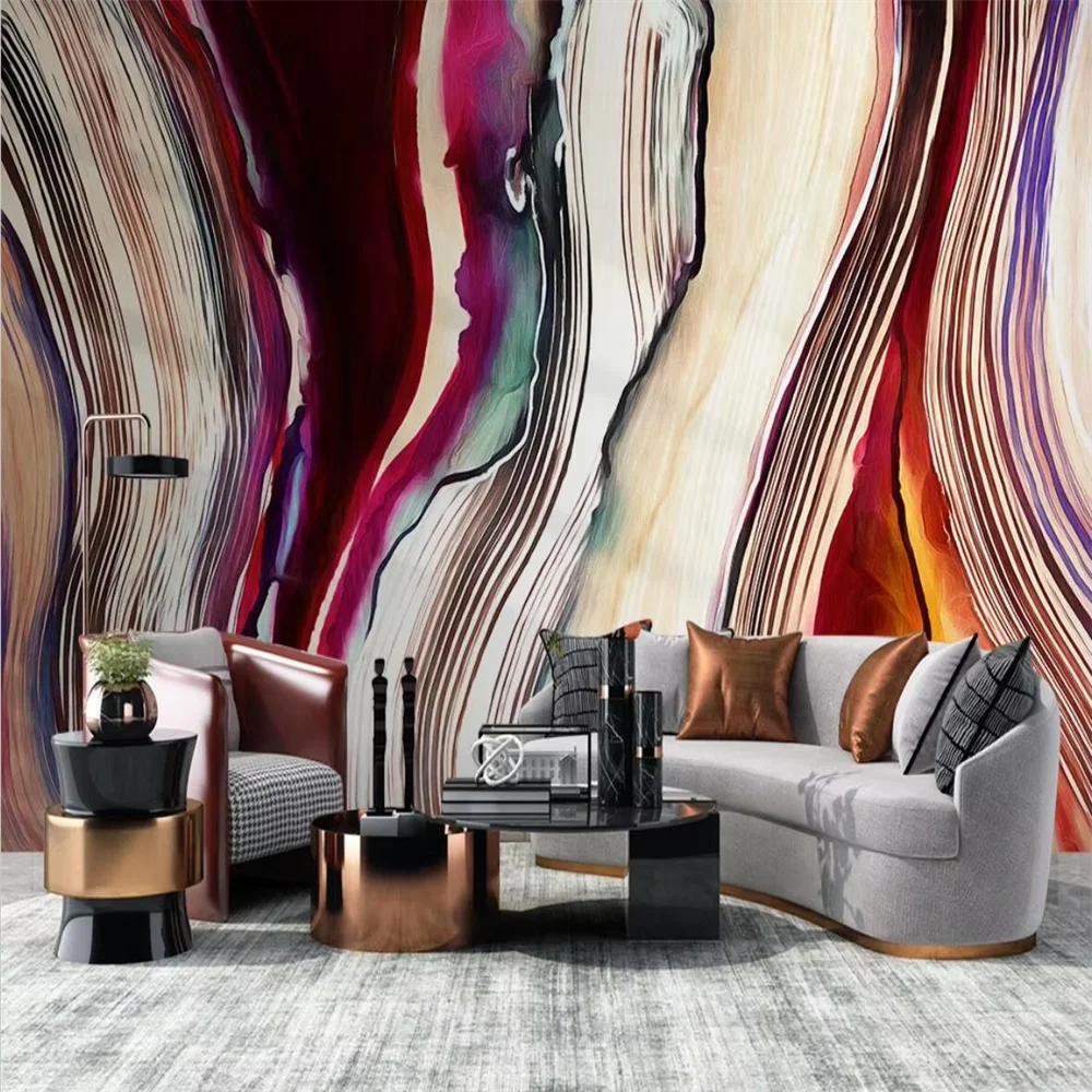 Custom abstract lines Photo Wallpaper Mural Living Room TV Sofa bedroom decoration Papel De Parede 3D wall papers home decor