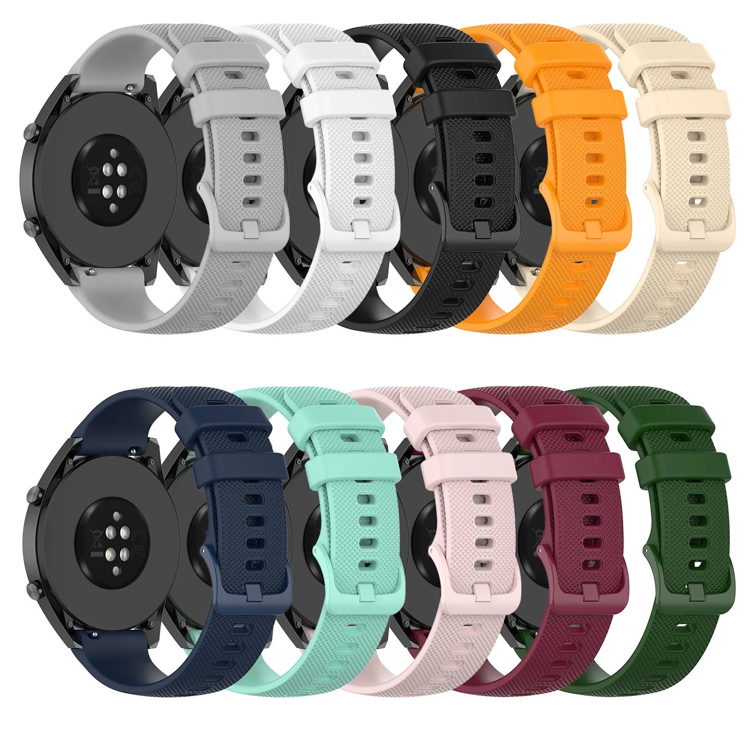 Sports Silicone 20mm 22mm Watch Strap For Garmin Venu 3 Band Forerunner 265 255 Music Vivoactive 4 For Garmin Venu Sq 2 Bracelet
