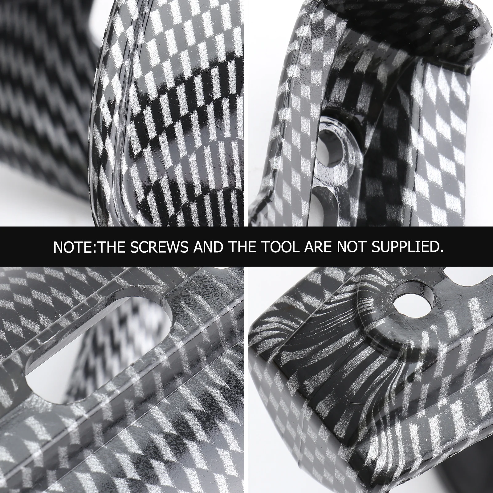 

Bike Water Bottle Holder Carbon Look Plastic Mount For Fahhrad Mountain 8 Cm Diameter Fit Easy Install No Tools Included