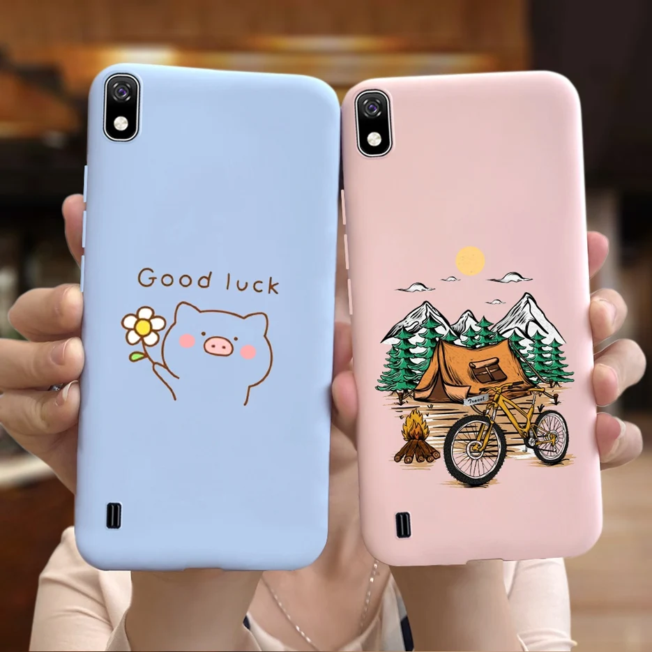 For Samsung Galaxy A10 Case Soft Silicone Stylish Phone Back Cover Case For Samsung A10 A 10 A105F Coque Fundas Shockproof Cover