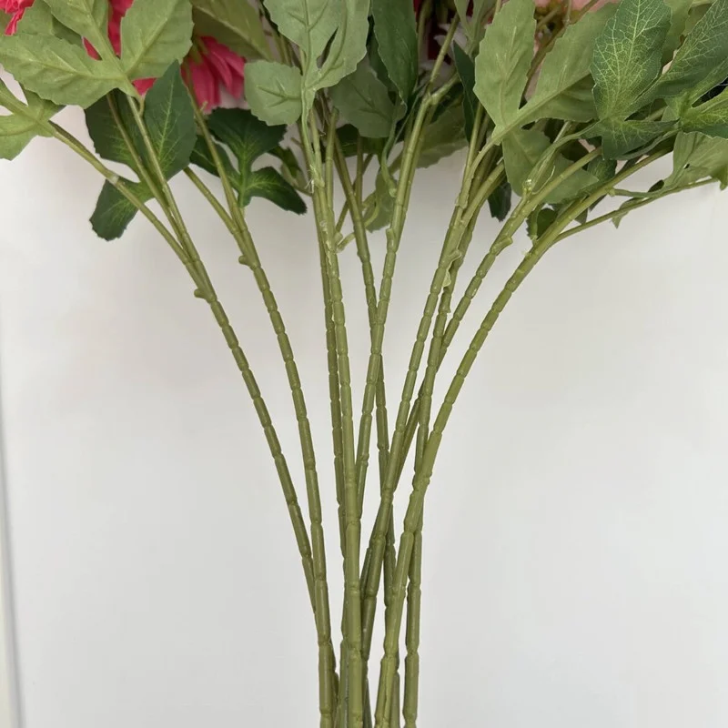 Realistische Seiden-Dadlias für Hochzeit, Party, Weihnachtskranz, Geburtstag, DIY, Zuhause, Büro, Vase, Dekoration, künstliche Blume – Detail 9