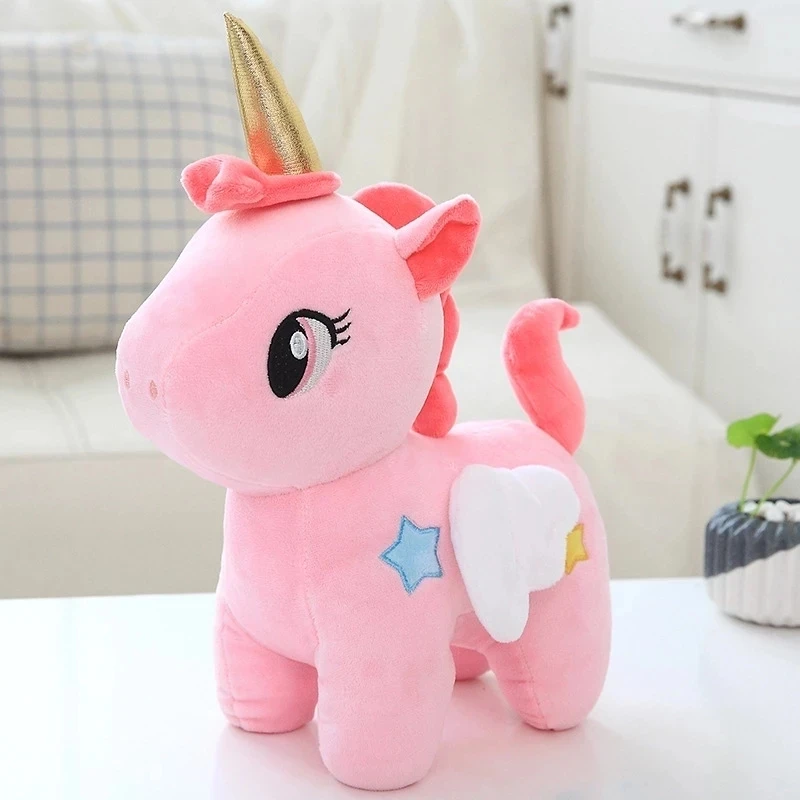 

10/20CM Stuffed Unicornio Animal Dolls Keychain Kawaii Unicorn Plush Toy Soft Cartoon Toys For Children Girl Kids Birthday Gifts