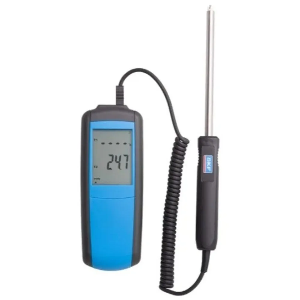 Industrial Thermometer TKDT 10 Contact Thermometer with Dual Channel Function Can Accurately Measure Temperature Difference