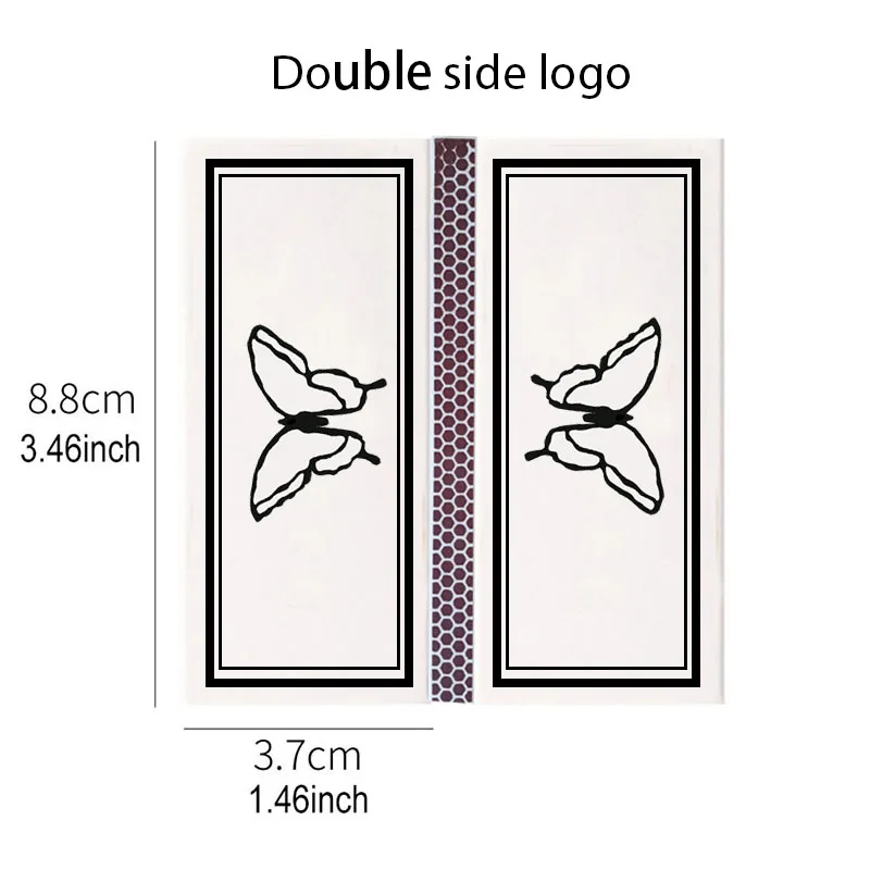 100 صناديق مخصصة الأبيض Matchsticks الإبداعية هدية مهرجان الزفاف الإعلان شعار الطباعة احتفال الديكور صندوق المباراة #3
