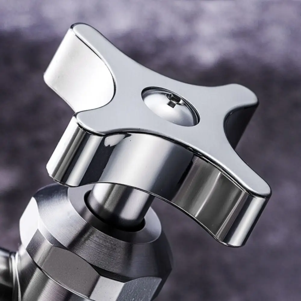 Válvula triangular de acero inoxidable duradera, válvula angular engrosada con rosca, sello a prueba de explosiones, válvula para calentador de agua, inodoro