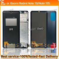 Super OLED/TFT For Xiaomi Redmi Note 10 /10S LCD Display Touch Screen Digitizer  Screen Display Replacement