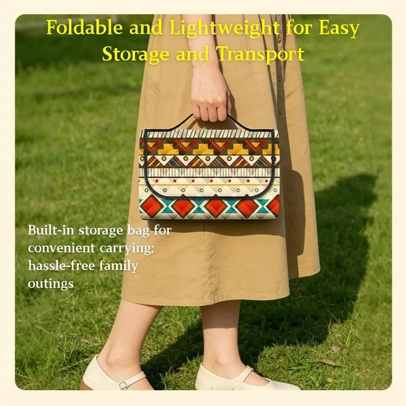 

Новый водонепроницаемый коврик для пикника 2026 года, влагостойкая подстилка для кемпинга, незаменимое снаряжение для походов, ультразвуковая технология, легкий вес