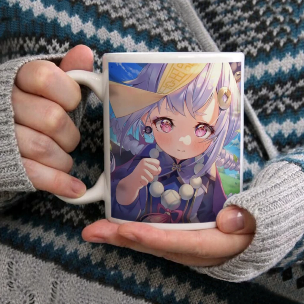 

Genshin-Impact-Game-Anime-Kawaii-11oz Funny Coffee Mug Ceramic Mug for Hot and Cold Drinks Perfect Gift Coffee Lovers