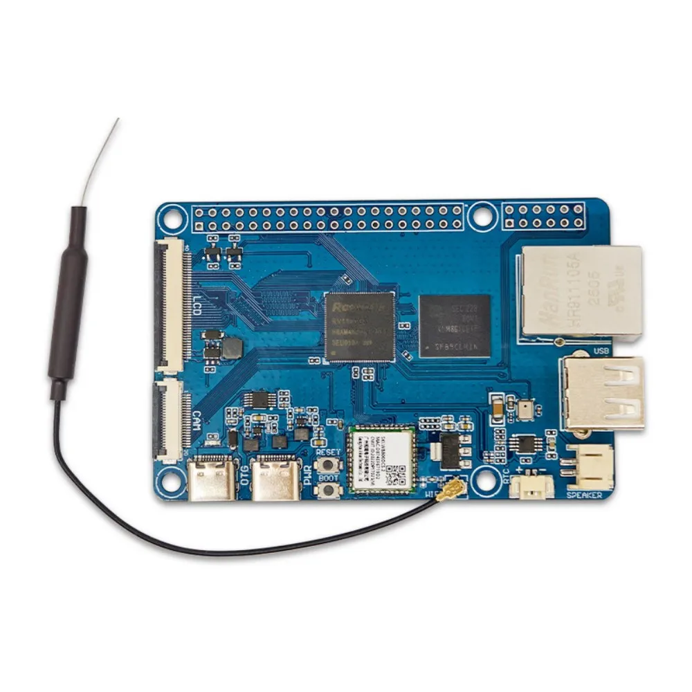 RV1106G3 Development Board Embedded ARM Linux AI 1.8GHz Cortex-A7 WiFi6 BT5.2 MIPI CSI RGB LCD USB OTG Ethernet Interface