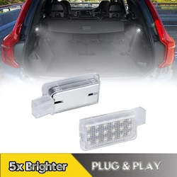 2Pcs For Mitsubishi ASX LED Luggage Compartment Lights Trunk Lamps Canbus 18smd 6000K White Car Accessories